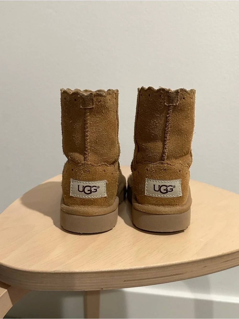 Kids Tan Suede Winter Boots - Ugg